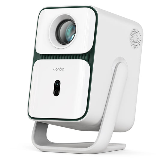 [Netflix 1080P] Wanbo T2 Ultra Projector, Android TV 11, 500 ANSI, Native 1080P, 120&#176; Rotating Stand, Auto Focus &amp; Keystone Correction, Obstacle Avoidance, 45 - 140&quot; Projection Size, Dual-band WiFi, 2*5W Speaker