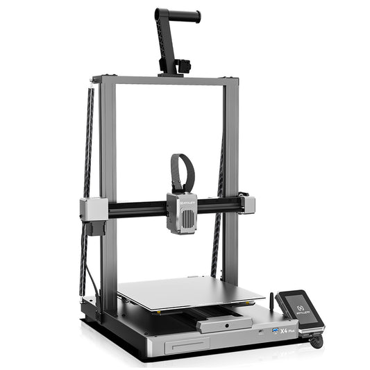 Artillery Sidewinder X4 Plus S1 3D Printer, 300*300*400mm, 500mm/s Print Speed, 300℃ High-temp Printing, XY-Metal Linear Guide Rail, Auto Levelling, 8000rpm Efficient Cooling Fans