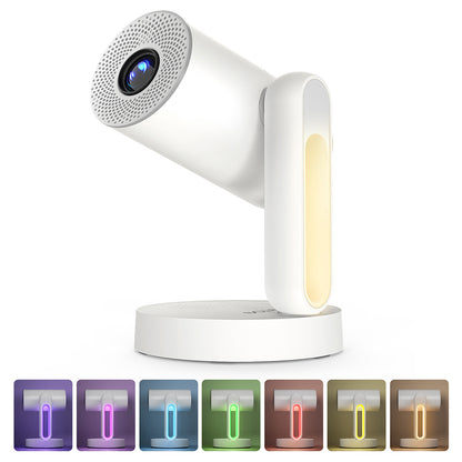 [Netflix &amp; Android TV Certifie] ETOE Starfish Projector, Android TV 11.0, Dolby Digital, Touch Night Light, 140&#176; Rotation, 300 ANSI, 4K Decoding, Auto Keystone Correction, Built-in Chromecast, 5W Speaker