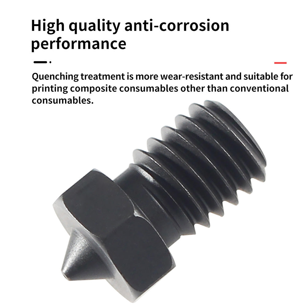 FYSETC E3D V6 0.3mm Tungsten Carbide Nozzle for VORON2.4/Trident/MK3S 3D Printer