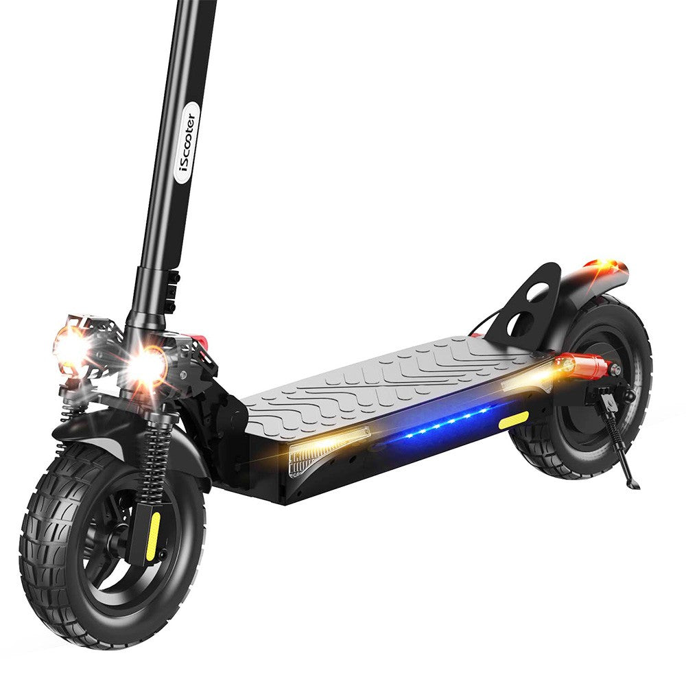 iScooter iX4 10-inch Electric Scooter 800W Motor max speed 45km/h 48V 15Ah Battery up to 40-45km Range App Control, Body Warning Light