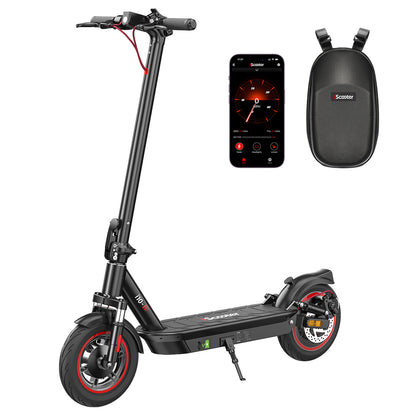 iScooter i10 Electric Scooter, 650W Motor, 36V 15Ah, 10-inch Pneumatic Tire, 40km/h Max Speed, 45km Max Range, ‎Front and Rear Suspension, Electronic Brake &amp; Disc Brake