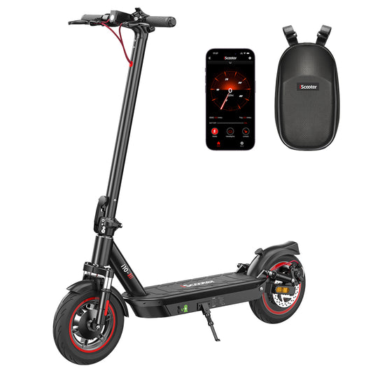 iScooter i10 Electric Scooter, 650W Motor, 36V 15Ah, 10-inch Pneumatic Tire, 40km/h Max Speed, 45km Max Range, ‎Front and Rear Suspension, Electronic Brake &amp; Disc Brake