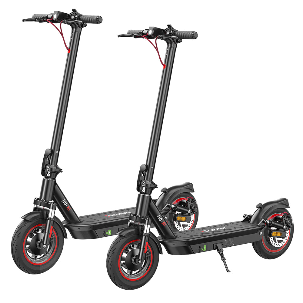 iScooter i10 Electric Scooter, 650W Motor, 36V 15Ah, 10-inch Pneumatic Tire, 40km/h Max Speed, 45km Max Range, ‎Front and Rear Suspension, Electronic Brake &amp; Disc Brake