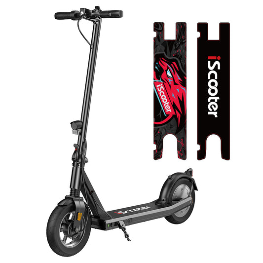 iScooter i9S Electric Scooter, 500W Motor, 10Ah Battery, 10-inch Pneumatic Tire, 30km/h Max Speed, 30km Range, Front Shock Absorption, Electronic Brake &amp; Disc Brake