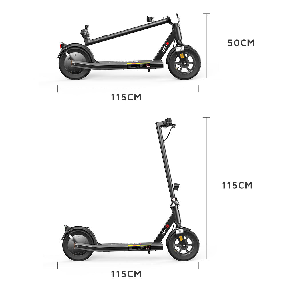 iScooter i9S Electric Scooter, 500W Motor, 10Ah Battery, 10-inch Pneumatic Tire, 30km/h Max Speed, 30km Range, Front Shock Absorption, Electronic Brake &amp; Disc Brake