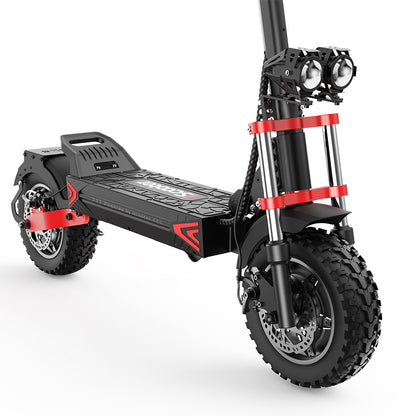 iScooter iX8 Electric Scooter, 2*1200W Motor, 48V 20AH Battery, 12-inch Tire, 60km/h Max Speed, 70km Range, Dual Hydraulic Disc Brakes, Front &amp; Rear Suspension