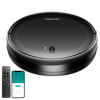 Liectroux L200 Robot Vacuum Cleaner, Max 4000Pa Suction, Smart Mapping, 230ml Electric Control Water Tank, Up to 120 Mins Runtime, APP/Voice Control, Lower Noise