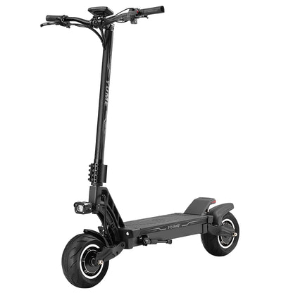 YUME HAWK Pro Electric Scooter, 10x4.5&quot; Tubeless Road Tires 3000W*2 Motor 60V 30Ah Battery 80km/h Max Speed 100km Max Range 3 Gears Shift System Disc Brake Adjustable Hydraulic Suspension NFC APP Control